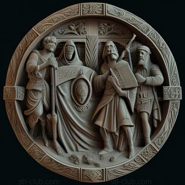 3D модель St Grand Ages Medieval игра (STL)